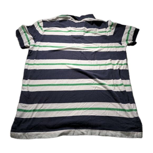 Aeropostale Men's striped Polo Shirts with A87 Logo Size M Y2K Preppy Golf - Picture 4 of 4